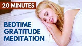 Bedtime GRATITUDE Meditation and Night Time SLEEP Affirmations [upl. by Borden349]