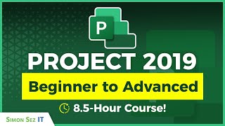 Microsoft Project 2019 Beginner to Advanced Training 85Hour Course [upl. by Ohploda]