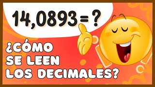 Cómo Se Leen Los Decimales  Ejemplos Fáciles [upl. by Maples348]