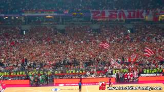 Delije  Nek nam bog da srece  Crvena zvezda  Uniks 6352 [upl. by Nyroc168]