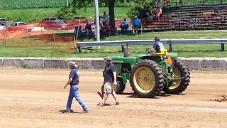 First pull for the 2520 John Deere and me [upl. by Inaleon]