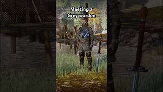 Meeting A Grey Warden dragonageinquisition dragonage [upl. by Tori240]