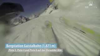 Piste 54 und 8 Skigebiet Ehrwalder Alm [upl. by Aicatsan]