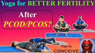 Top 10 Yogasana to get Pregnant  After PCOSPCOD [upl. by Brufsky]