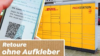 Retoure an Packstation mit QRCode mobiler Paketschein ohne Drucker [upl. by Gaw]