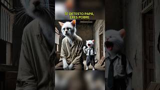 HIJO NO VALORA A SU PAPÁ cat gato gatito short viral shortviral historia animales perro ia [upl. by Sherl981]