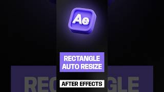 REDIMENSIONNER AUTOMATIQUEMENT UN RECTANGLE POUR UN TEXTE SUR AFTER EFFECTS [upl. by Anigriv]