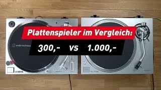 Technics und Audio Technica Plattenspieler im Vergleich [upl. by Wilbur844]