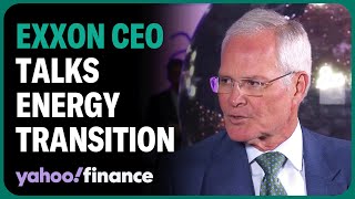 Exxon CEO talks broader set of solutions for energy transition [upl. by Llewop179]