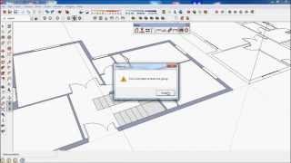 2014 DIBAC FOR SKETCHUP TUTORIAL 007 REGULAR STAIRCASE [upl. by Asserak559]