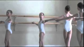 Vaganova Ballet Academy Classical Dance Exam Girls 0 class pre entry courses 2011 [upl. by Harms552]