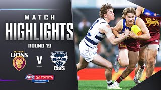 Brisbane Lions v Geelong Cats Highlights  Round 19 2023  AFL [upl. by Idette]