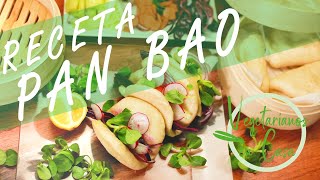 Como hacer PAN BAO VEGANO facil y rapido [upl. by Kcirednek772]