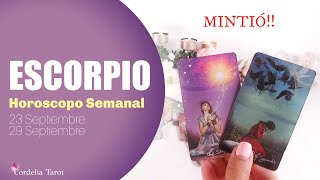 ⭐️ESCORPIO ALGUIEN LE HA PREGUNTADO POR TI Y NO SUPO CONTESTAR😶😳 Horóscopo  Tarot Semanal Cordelia [upl. by Wycoff496]