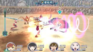 「テイルズ オブ ハーツ Ｒ」戦闘動画 ベリル・ベニト [upl. by Tansy]