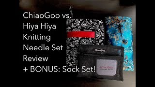 ChiaoGoo vs Hiya Hiya Interchangeable Knitting Needle Set REVIEW  Handmade Riot [upl. by Ahsiatal]