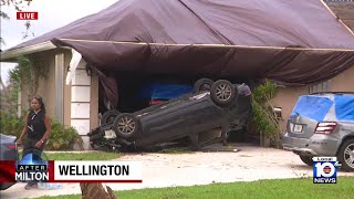 Neighbors unite after Wellington tornado devastation after Milton [upl. by Anelaf]