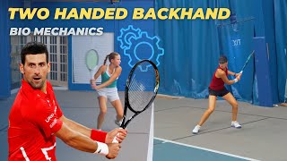 The Biomechanics Of The Two Handed Backhand [upl. by Carter]