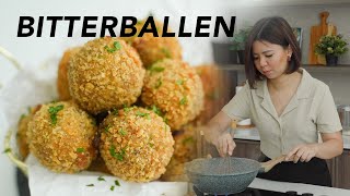 Cemilan CoffeeShop  Resep Bitter Ballen aslinya dari mana [upl. by Kcirdde671]