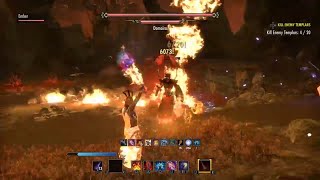 ESO Oblivion Portal Domoira Atoll Of Immolation  Oblivion Oblirator Achievement [upl. by Inittirb339]