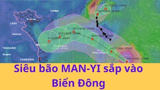 Siêu bão MANYI sắp vào Biển Đông [upl. by Benson]