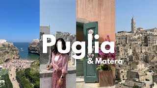 Italy Puglia summer vlog  days in Locorotondo Alberobello Mare di Polignano Matera and Bari [upl. by Farkas]