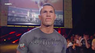 Randy Orton Entrance Debut New Sleeve Tattoos 2008 HD [upl. by Alair6]