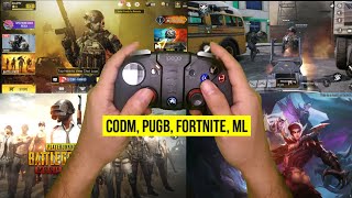 PUBG CALL OF DUTY FORTNITE MOBILE LEGENDS GAME TEST ON IPEGA PG 9099 WOLVERINE  IPEGA CONTROLLER [upl. by Yntruoc962]