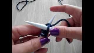 Tuto  Cours de tricot  pour débutant  tricoter des mailles endroit knit one [upl. by Cairns]