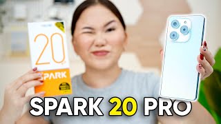 TECNO Spark 20 Pro Review The GOOD and the BAD [upl. by Ettelrats]