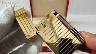 ST Dupont Ligne 2 Gatsby Gold Plated Lighter  Like new full box [upl. by Airotnes738]