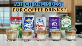 MILK REVIEW WHICH BRAND WORKS BEST WITH ICED COFFEE [upl. by Ahtel313]