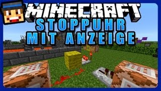 Minecraft Stoppuhr mit Command Blöcken DE HD [upl. by Mharba]