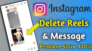 Instagram Chat Reels Video Delete  Instagram Chat Delete Kaise Karen AhasanAliEdits [upl. by Korenblat]