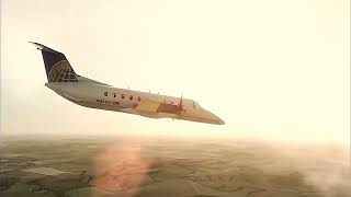 Continental Express Flight 2574  Crash Animation [upl. by Roleat]