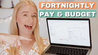 BUDGET WITH ME  How To Budget Your Pay  Fortnightly Budget  Australia 💵 [upl. by Riana]