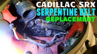 20102016 Cadillac SRX Serpentine Belt Replacement Guide [upl. by Zora168]