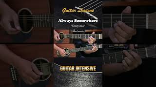 Always Somewhere  Scorpions  EASY Guitar Tutorial  Guitar Lessons guitarlessons [upl. by Jarita]