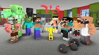 Good Steve vs Rich Herobrine [upl. by Nilved]