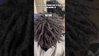 This took 6 hours but he was happy with the results ❤️Went from over 270 locs to about 3040 locs [upl. by Einolem]