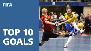 TOP 10 GOALS  FIFA Futsal World Cup Brazil 2008 [upl. by Elfrieda]