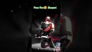 free fire ki shayari video  Shorts [upl. by Magdaia]