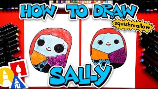 How To Draw Sally Squishmallow  The Nightmare Before Christmas [upl. by Tdnaltroc]