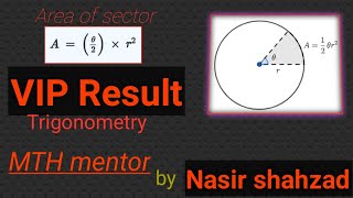 How to prove area of sectorprove that A  12r2×theta An important result of trigonometry [upl. by Burchett]