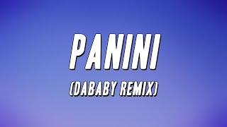 Lil Nas X amp DaBaby  Panini DaBaby Remix Lyrics [upl. by Nodyarg]