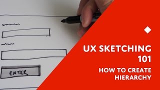 UX Sketching 101 How to create UI and content hierarchy quickly  I Am Not My Pixels [upl. by Anselm]