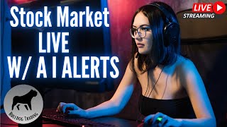 Stock Market Live  AI Trading Alerts and Scanners [upl. by Alia]