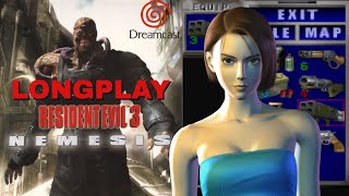 Resident Evil 3 Nemesis  Dreamcast Longplay  Hard Mode with All Nemesis Boss Fights [upl. by Naujej]