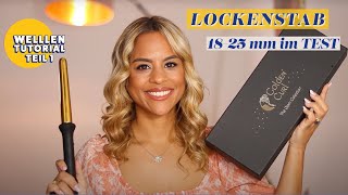 Locken mit Lockenstab machen ♡ Golden Curl 1825 mm im TEST [upl. by Repip154]