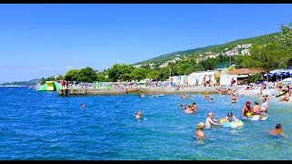 Beaches Crikvenica Croatia 2020 [upl. by Ojyllek]